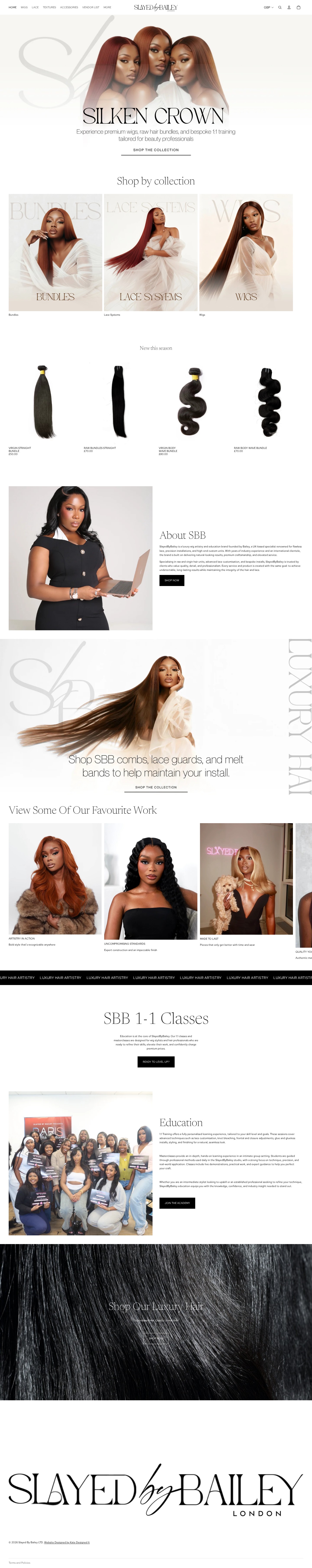 Slayed By Bailey full website page
